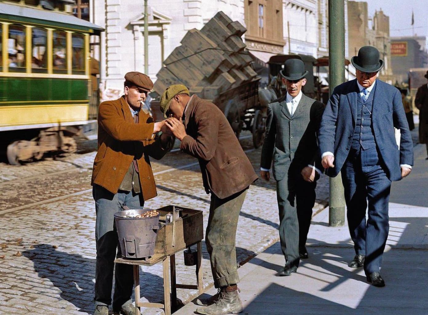 lighting another person cigarette